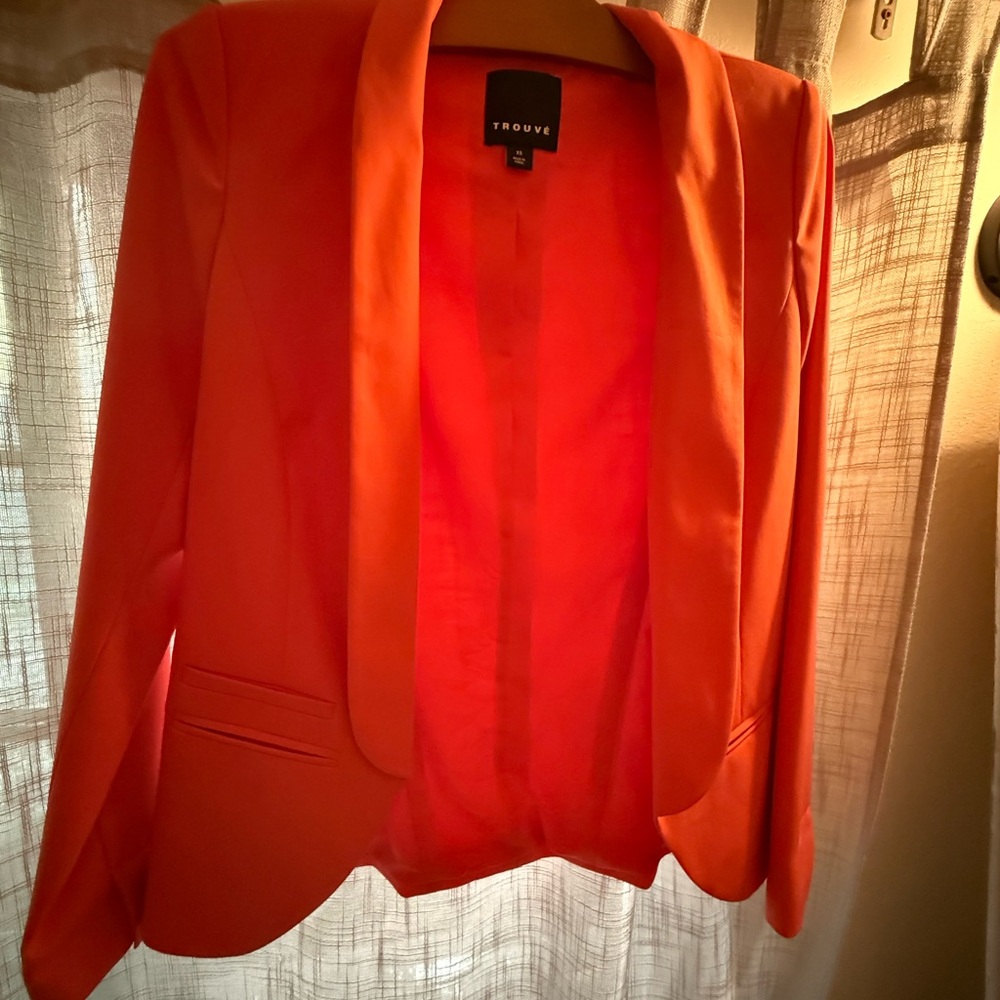 Orange Trouve blazer #glam #party